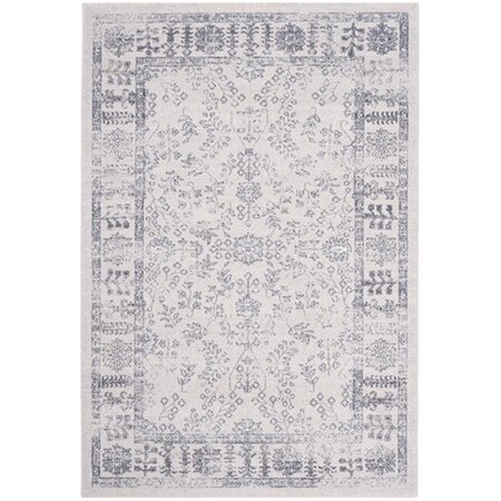 Safavieh Carmel Power Loomed Rectangle Rug- Beige - Blue- 4 x 6 ft. CAR275A-4